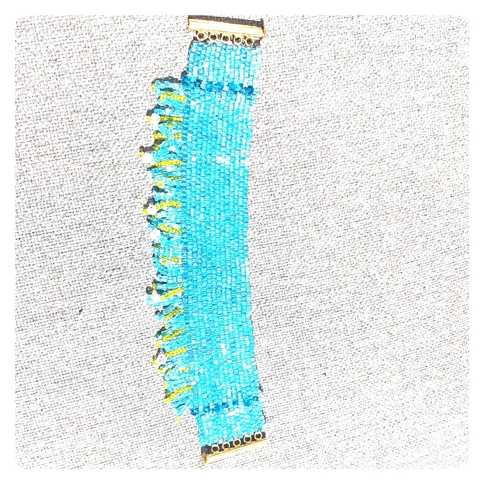 Blue bracelet summer